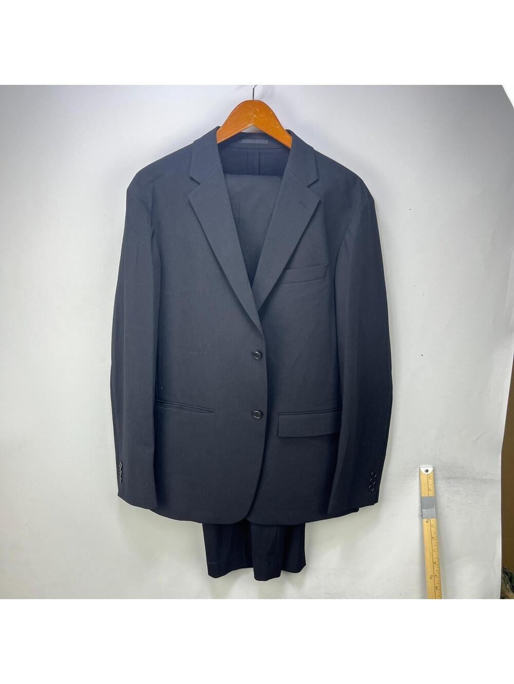 Uniqlo Kando Stretch 2 Button Blazer Suit Jacket Full Set L